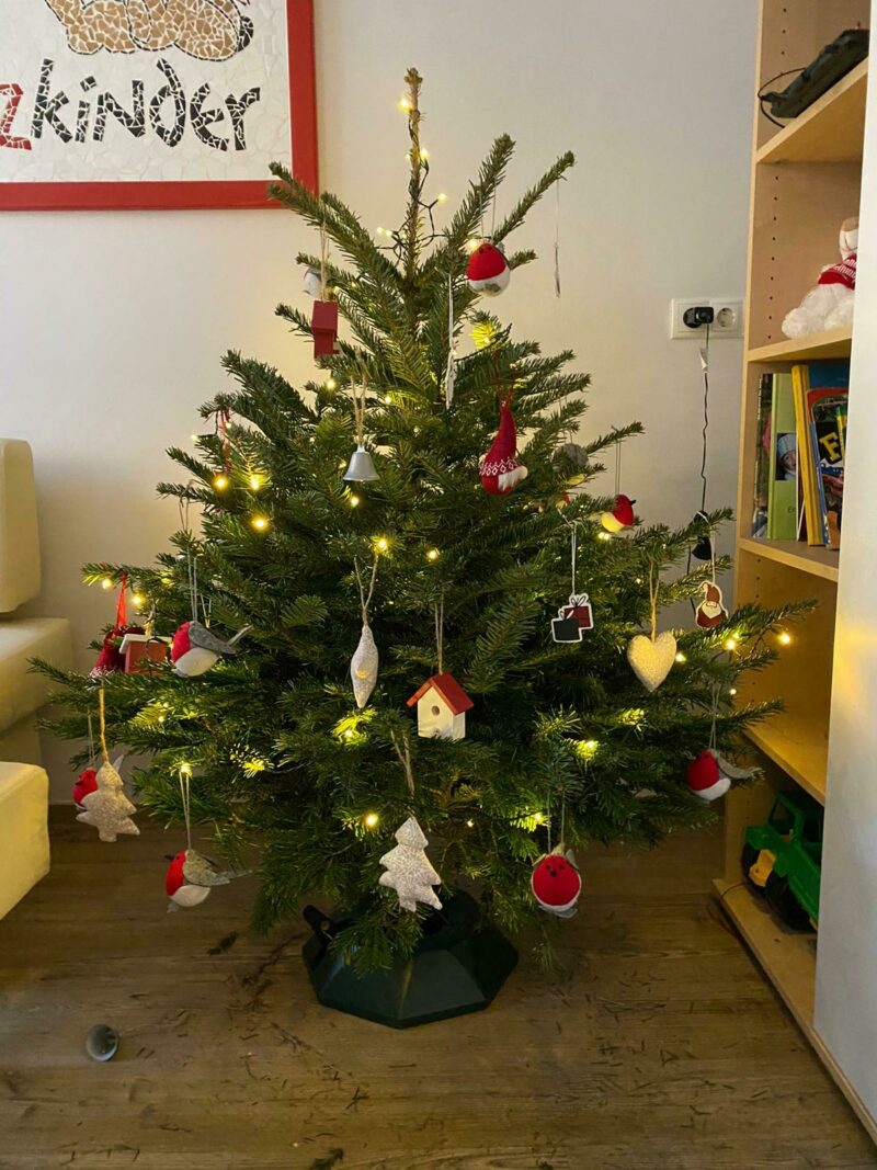 Brkic Spende Weihnachtsbaum für TH L Stiegenhaus
