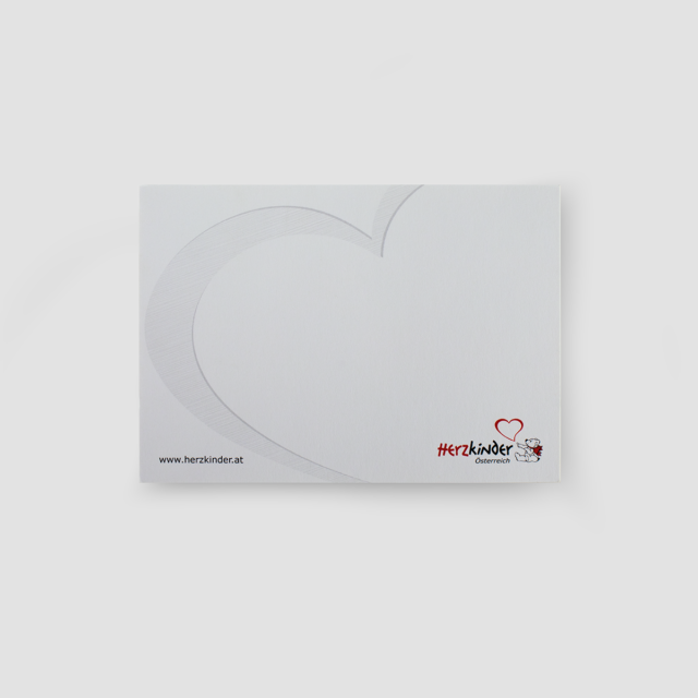 Herzteddy-Karte „Danke von Herzen“ Produktbild