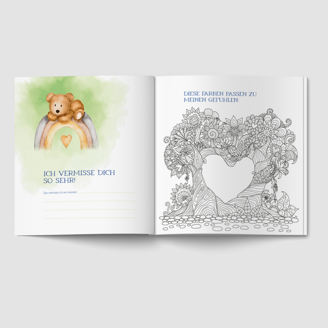 Trauer- und Erinnerungsbuch für Geschwister und Kinder Produktbild