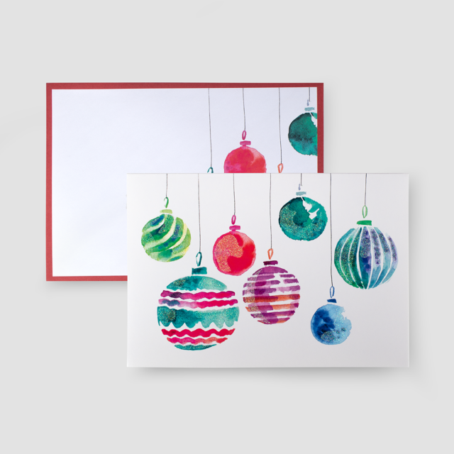 Weihnachtskarten-Set „Stern“ mit Geschenktasche Produktbild